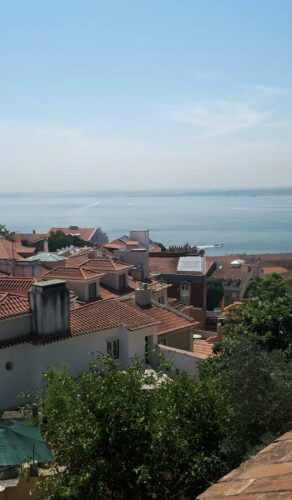 Vue panoramique d'une ville européenne historique avec architecture classique et fleuve