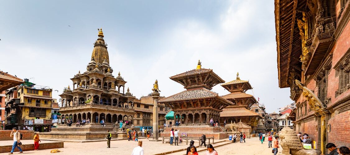 Temples de la place Durbar de Patan, vallée de Katmandou, Népal
